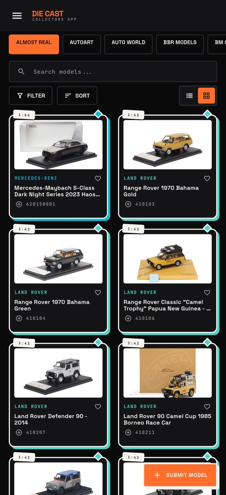 Model directory